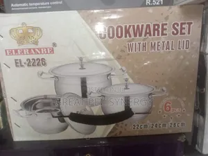 El-2226 Cookware Set With Metal Lid