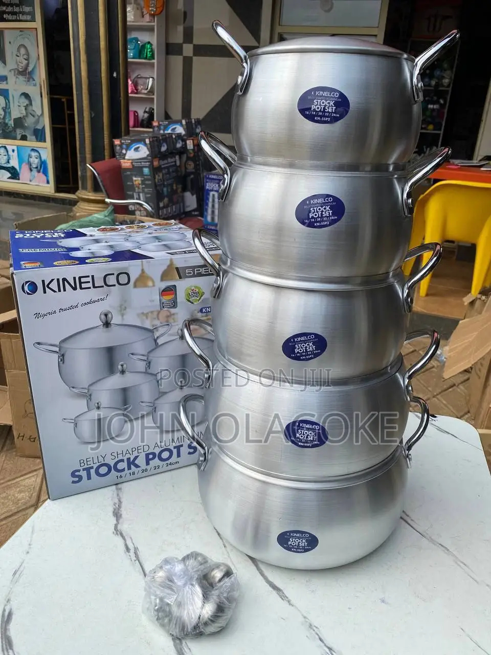 5pcs Belly Shape Pot