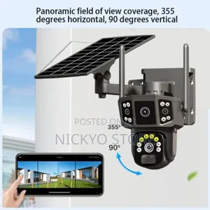 Wireless Solar Smart Security Camera (3-Lens Ptz)