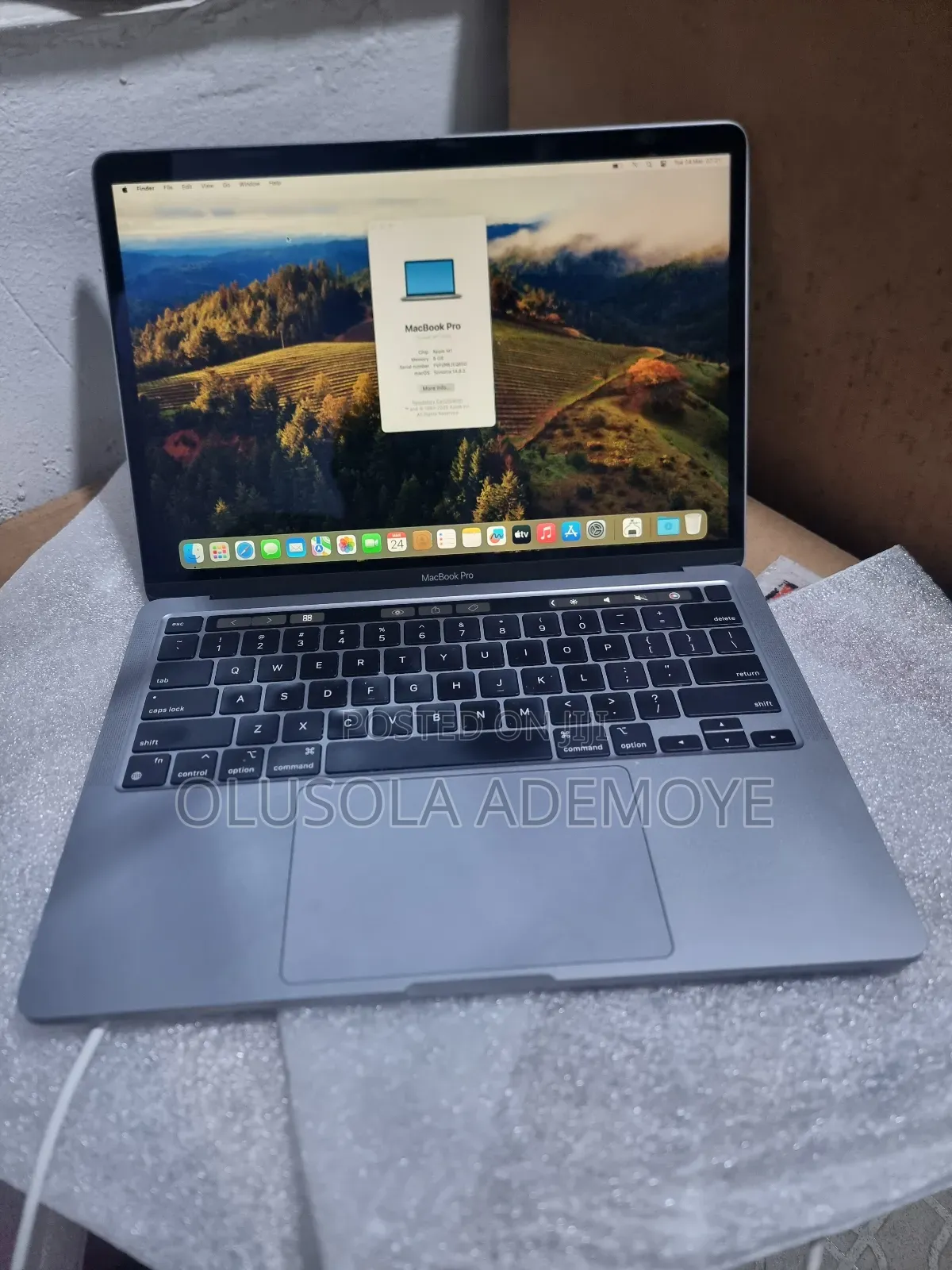 Laptop Apple MacBook Pro 2021 M1 8GB Apple M1 SSD 256GB