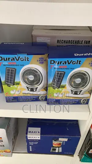 Solar Powered Duravolt Table Fan
