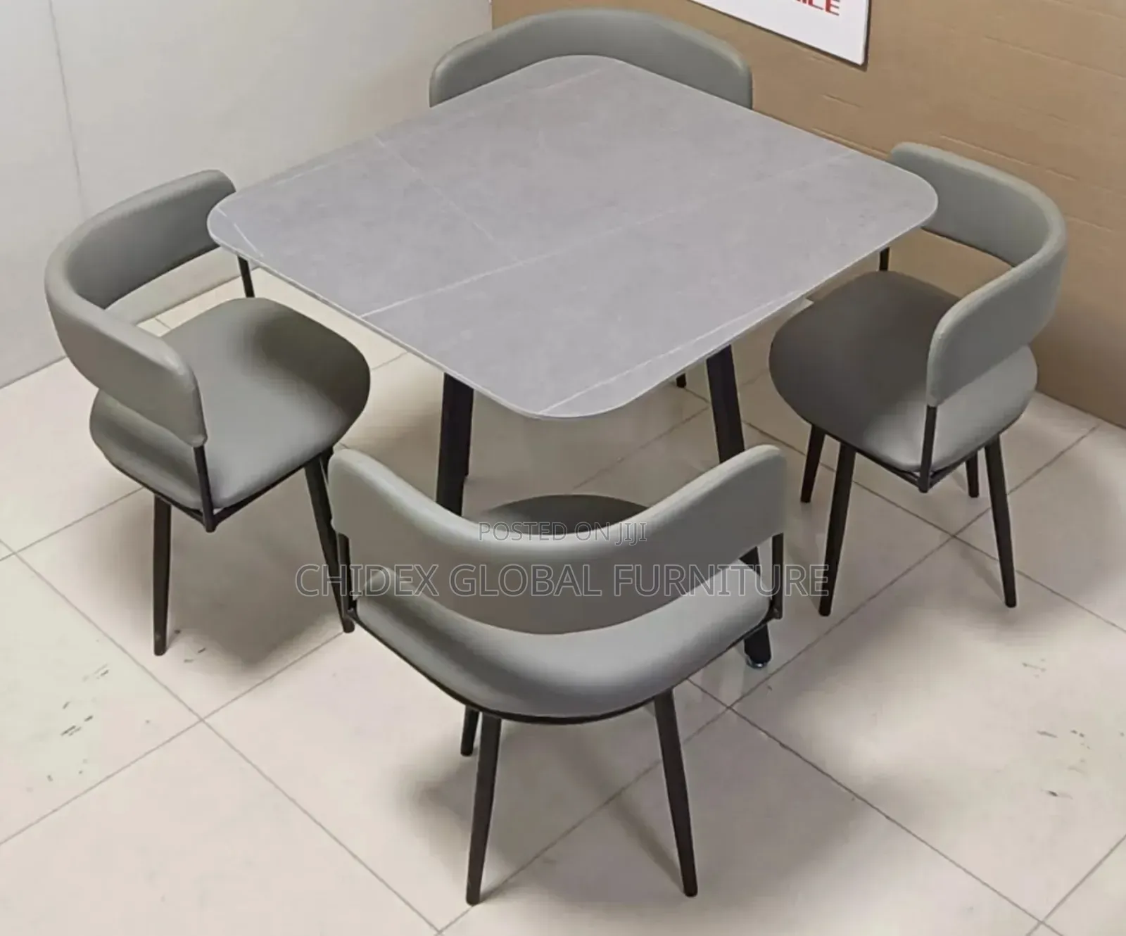 Simple Marble Top Dining Table Sets Available In Different Colors