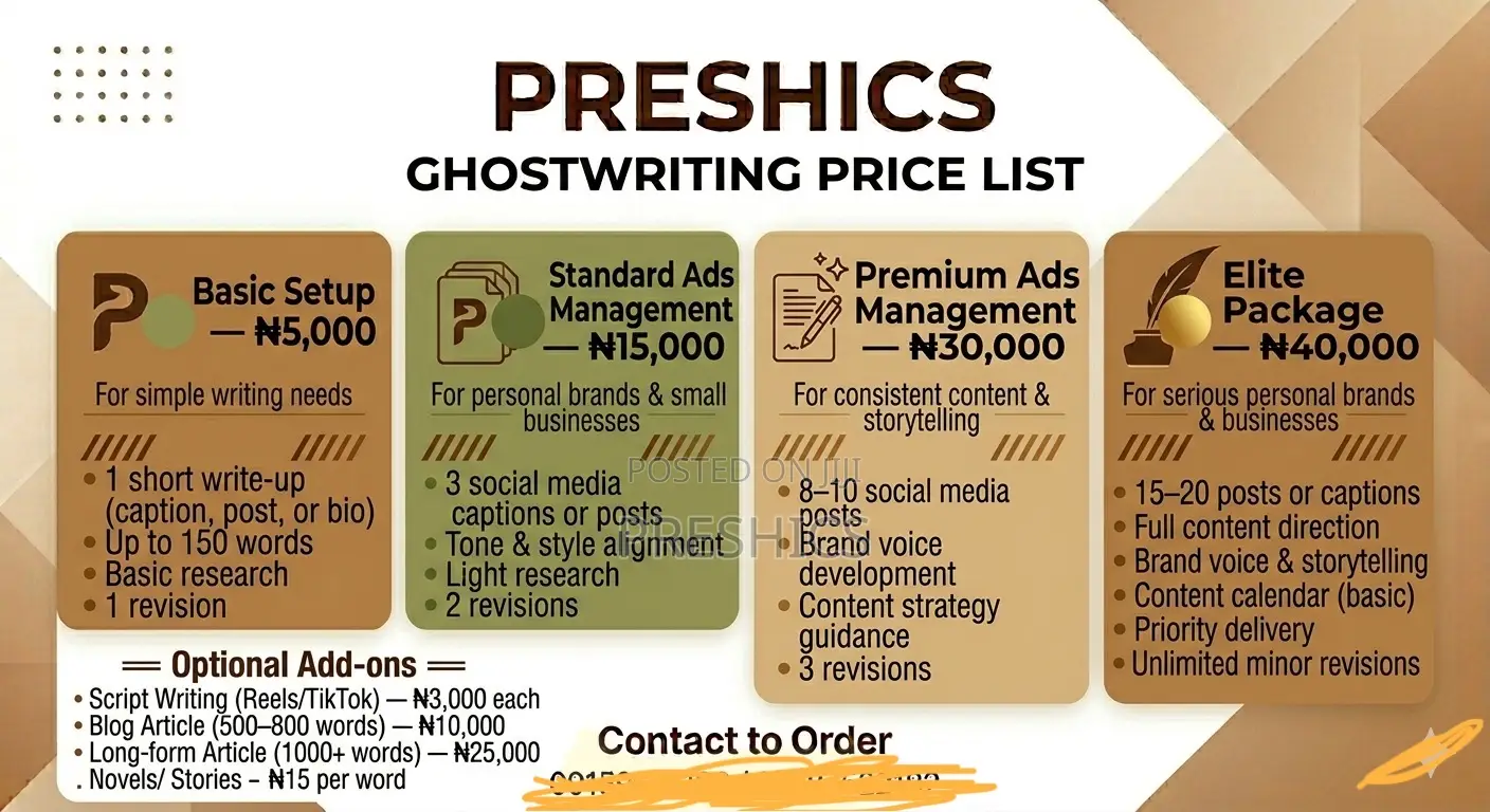 Preshics Price Tag