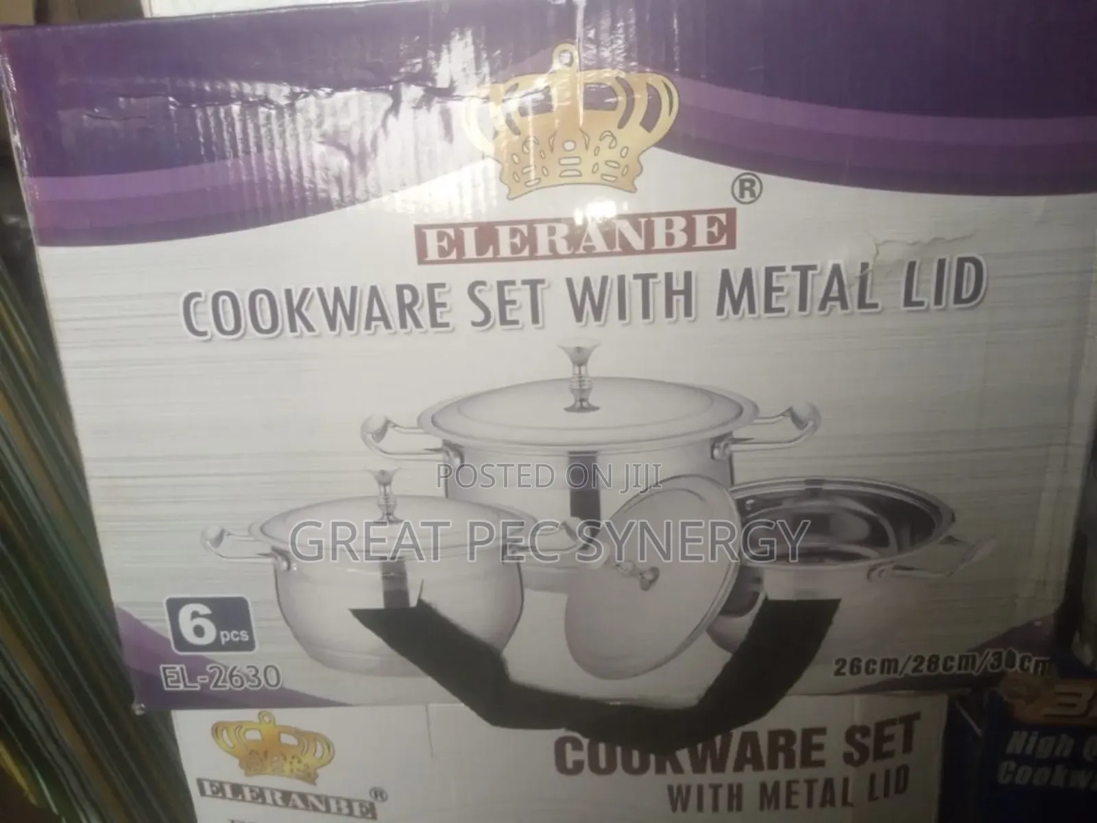 El-2630 3pcs Set Cookware Pot