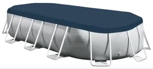 Intex Prism Frame Oval Pool (16.6ft X 9ft X 48"