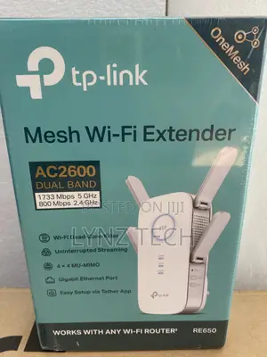Tp-Link Mesh Wi-Fi Extender Ac2600 Dual Band (Re 650)