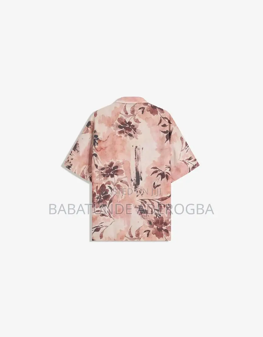 Bershka Printed Short Sleeve