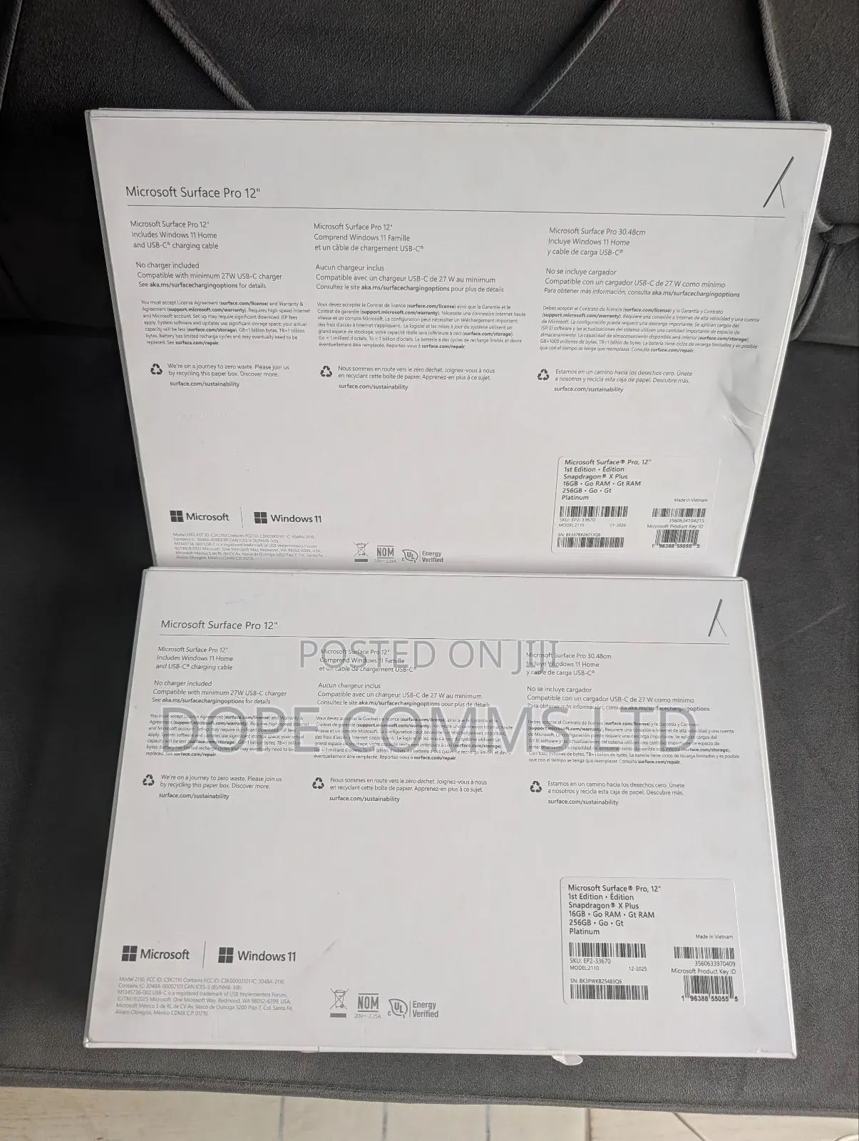 New Microsoft Surface Pro 16GB Qualcomm Snapdragon X Plus SSD 256GB
