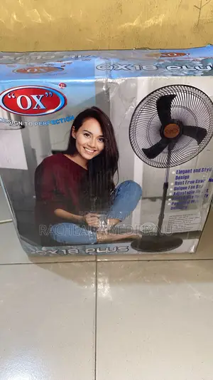 Brand New Ox 18 Plus Standing Fan – 3-Speed Oscillating