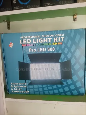 Led Lighting Pro Led 800 Varicolor Photography Video Light Kit