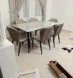 Dining Marble Set and Chairs