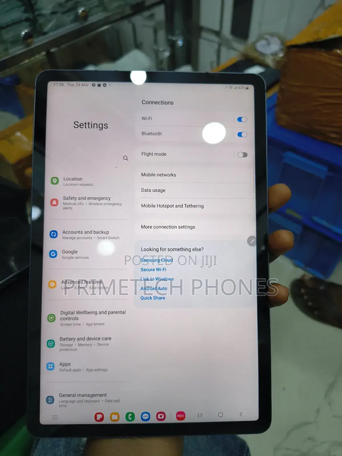 Samsung Galaxy Tab S7 128 GB Black