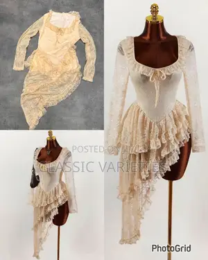 Beautiful Lacy Backless Gown With Inner Pindown