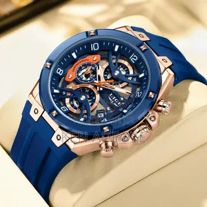 Lige Rubber Strap Watch