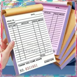 Receipt/Invoice and Letter Top Paper