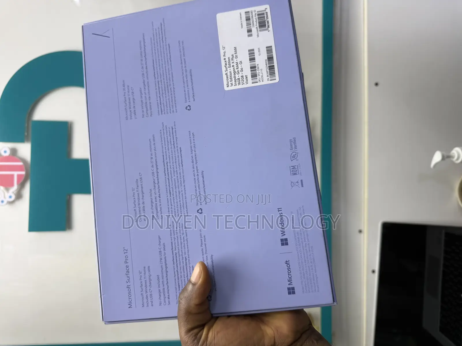 New Laptop Microsoft Surface Pro Copilot+ PC 12 16GB SSD 512GB