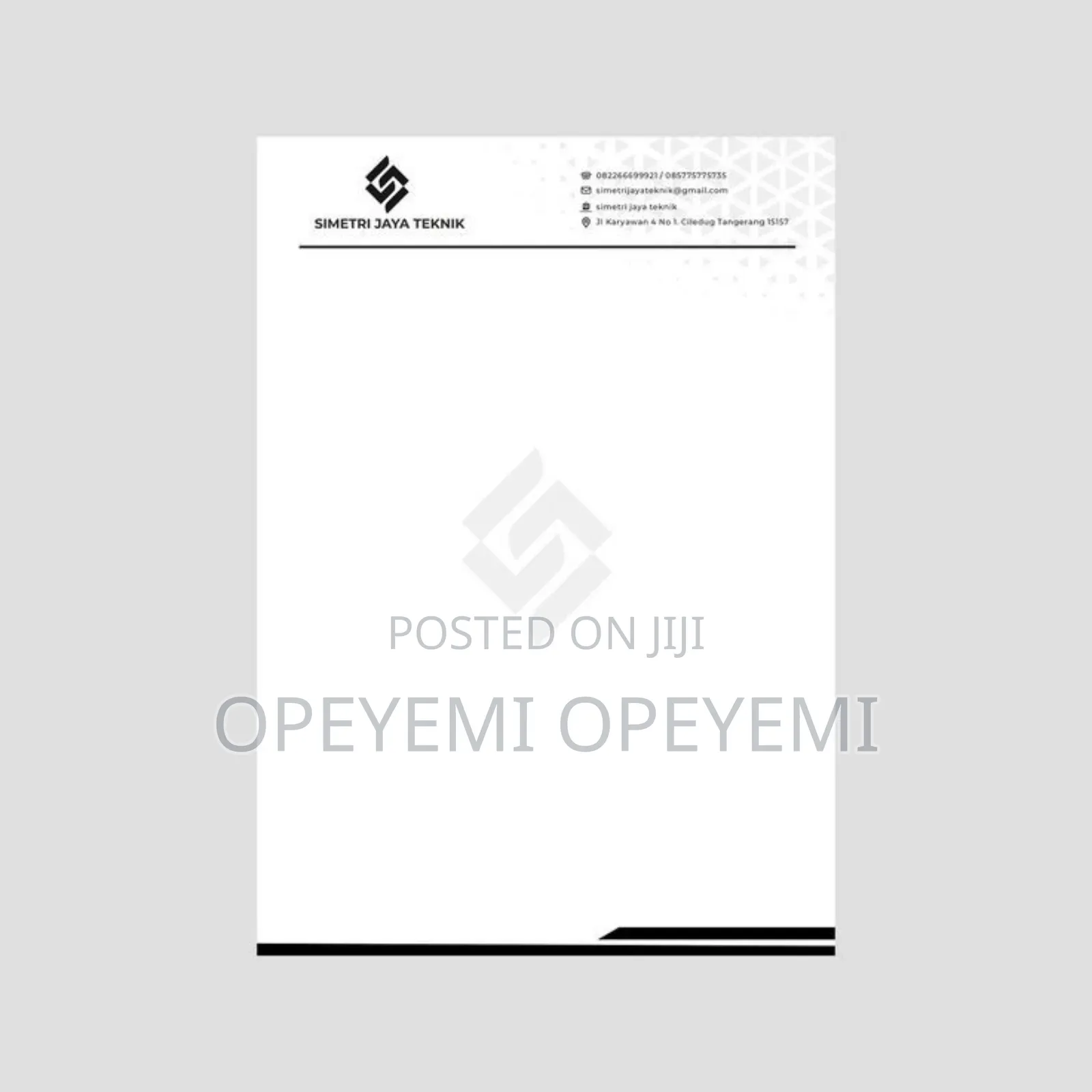Receipt/Invoice and Letter Top Paper