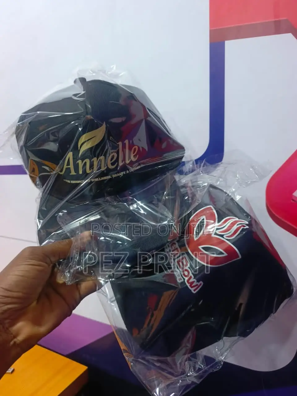 Branded Face Cap
