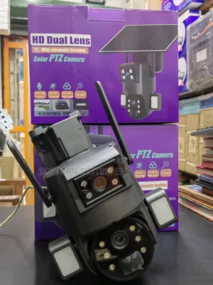 Dual Lens Ultra Hd Solar PTZ Camera-10x Zoom