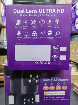 Dual Lens Ultra Hd Solar PTZ Camera-10x Zoom