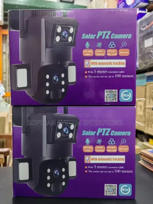 Dual Lens Ultra Hd Solar PTZ Camera-10x Zoom