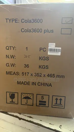 3.6 Cola Solar Generator