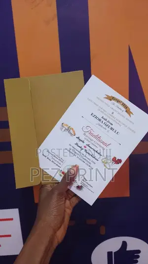 Branded Invitation Card With Envelope