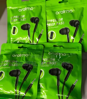 Original Oraimo Superior Deep Bass Earphones.