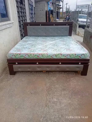 Quality Bed Frame and Bed 6x6ft