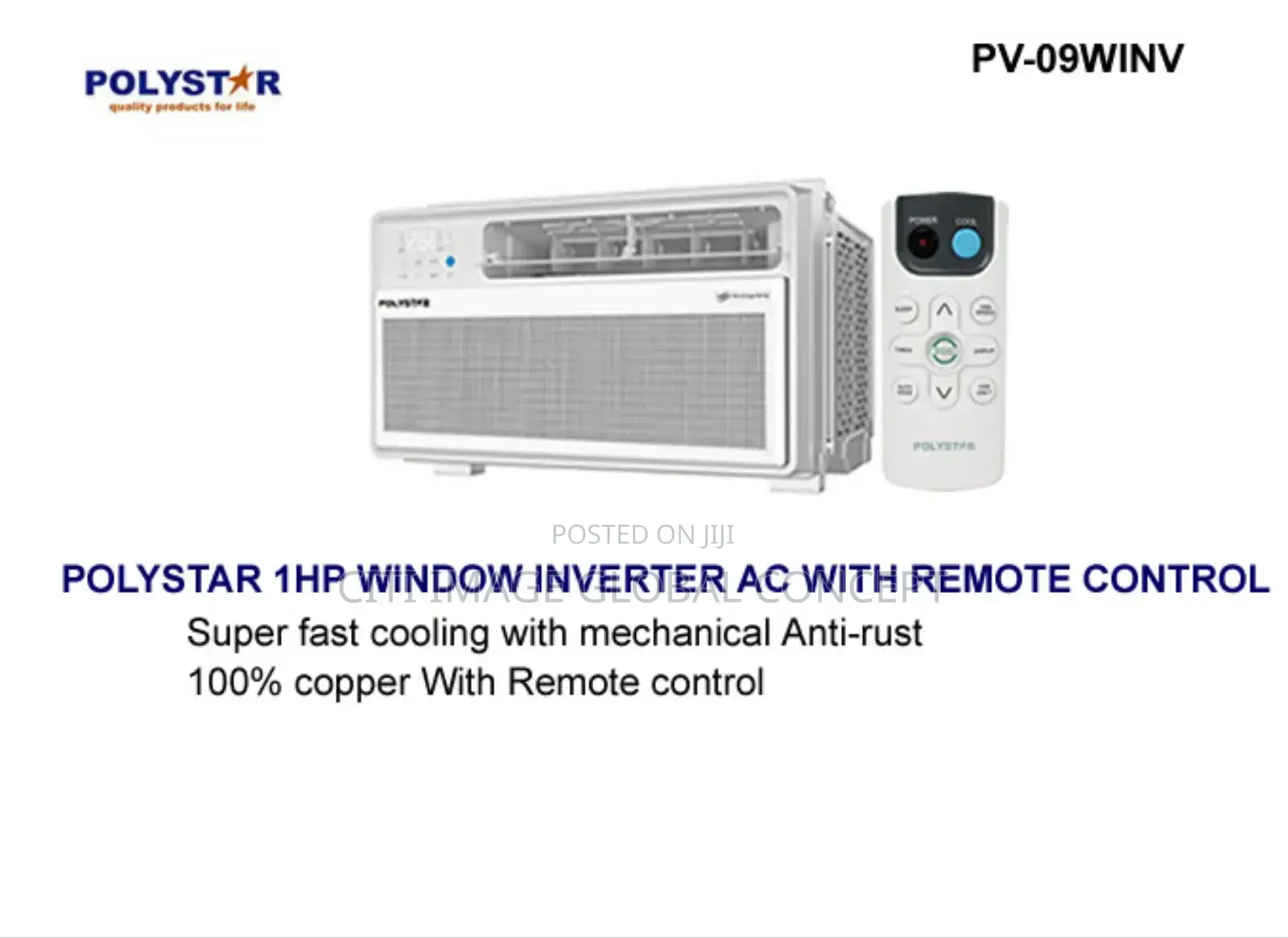 Polyester 1hp Inverter Window Unit