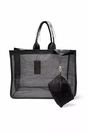Mesh Tote, See-Through Style, Stand-Out Confidence