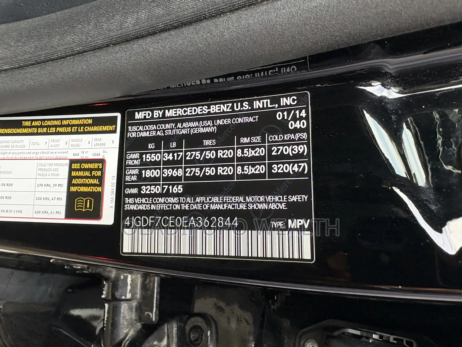 Mercedes-Benz GL-Class 2014 Black
