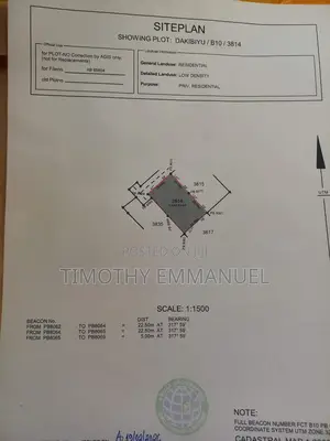 1,452.99 Square Meters C of O for Sale