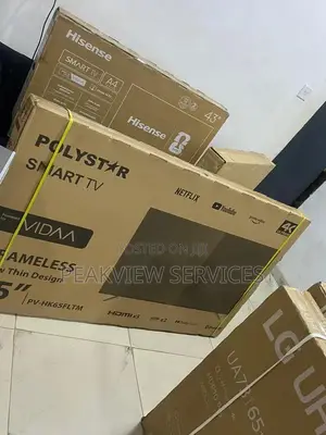 Polystar 65” Dled Vidaa Smart Tv Pv-Hk65fltm Clean Edge Hdmi