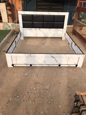 King Size (6ft By6ft) Bedframe (Hdf Board)