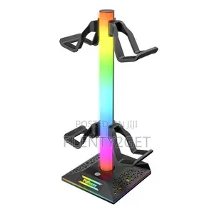 RGB Luminous Headphone Stand Handle Display Stand Charging
