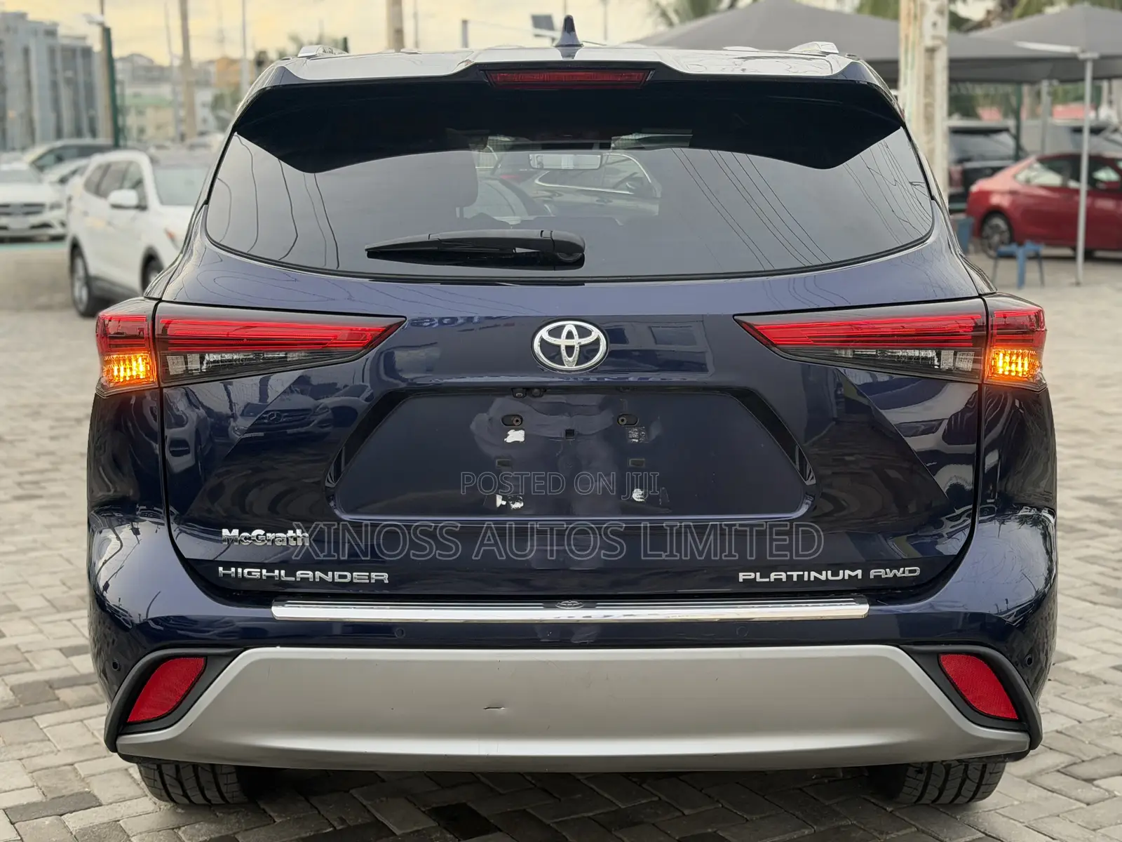 Toyota Highlander Platinum 2021 Blue