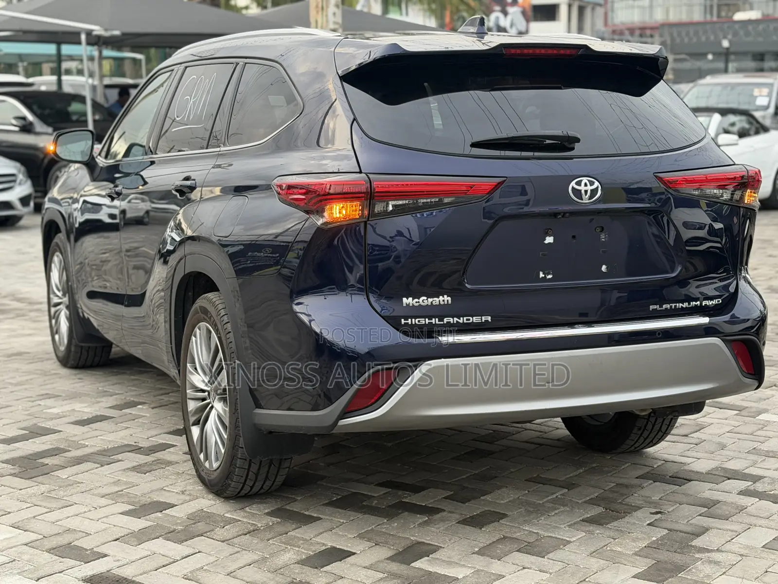 Toyota Highlander Platinum 2021 Blue