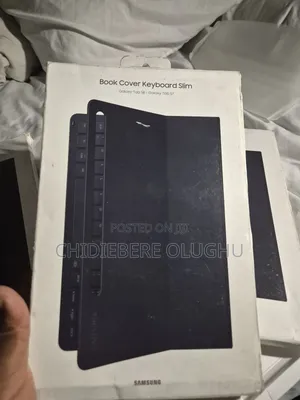 Slim Galaxy Tab S8/S7 Book Cover Keyboard