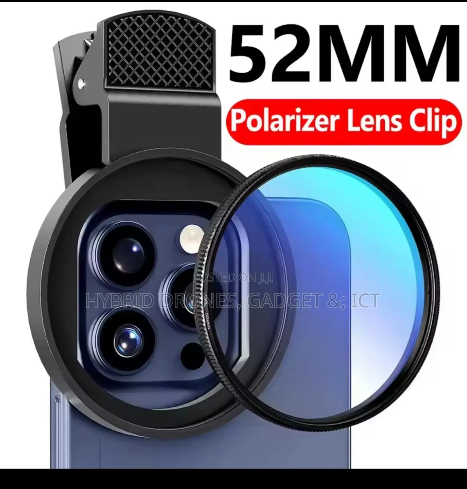 Polarise 52mm Cpl Filter For iPhone/Android Phone
