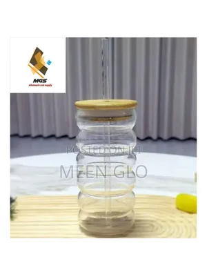Ribbed Glass Tumbler Glass