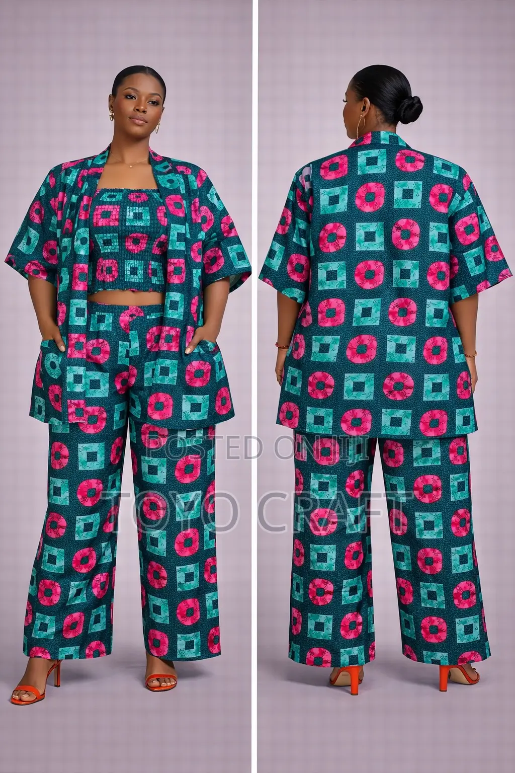 Luxury Three Piece Ankara Set
