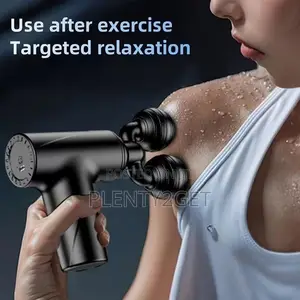 Portable Handheld Massager - Rechargeable Device With 3-Speed Adjustab
