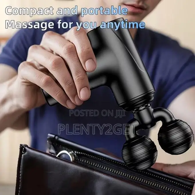 Portable Handheld Massager - Rechargeable Device With 3-Speed Adjustab
