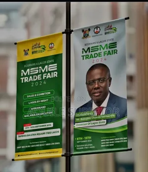 Campaign Lamp Post Banner Printing