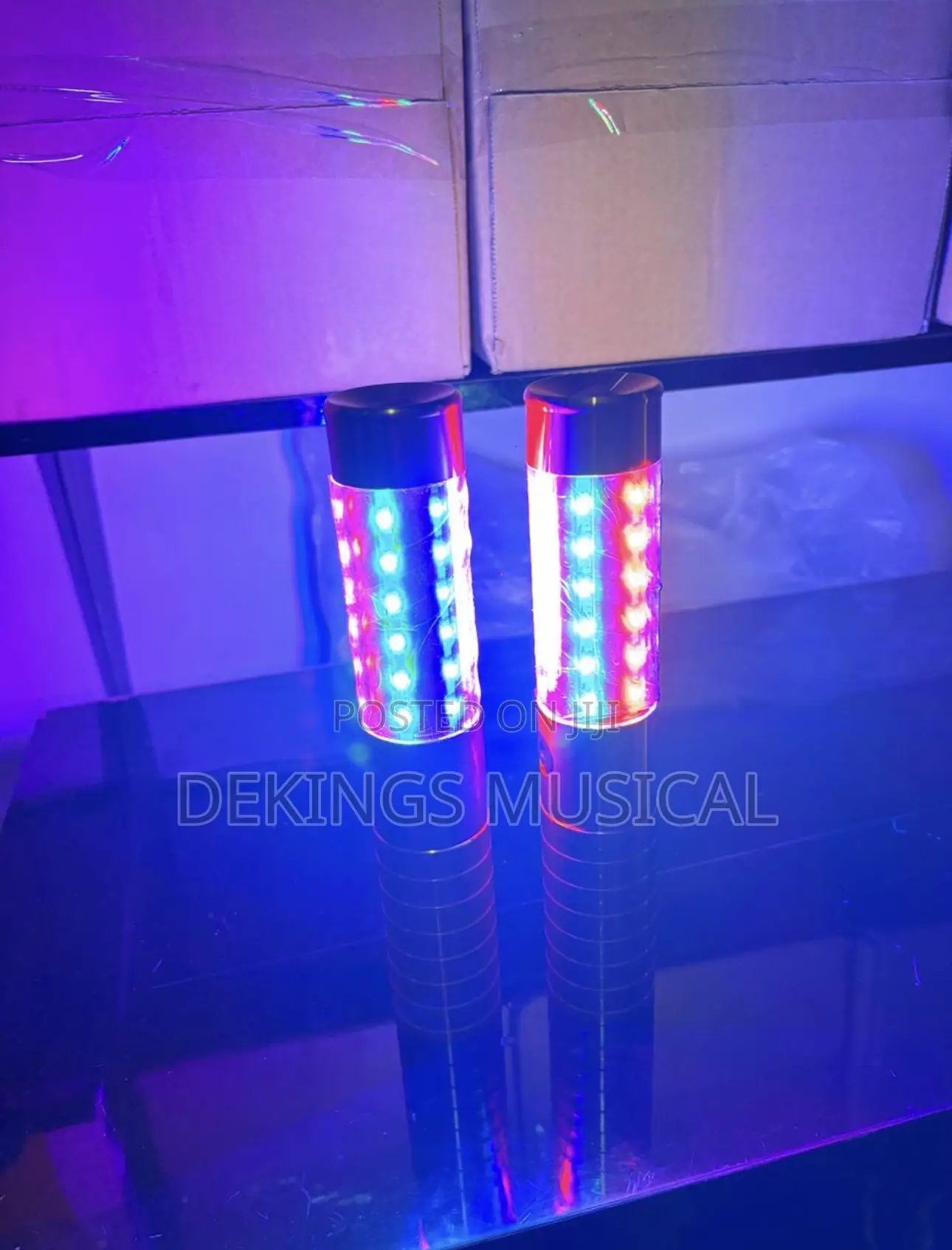 Short Led Champagne Strobe Bottle Presenters Rechargeable Dorime