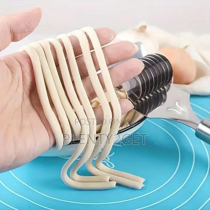 1pc Stainless Steel Manual Rolling Cutter, Multi-Purpose Noodle and Sc