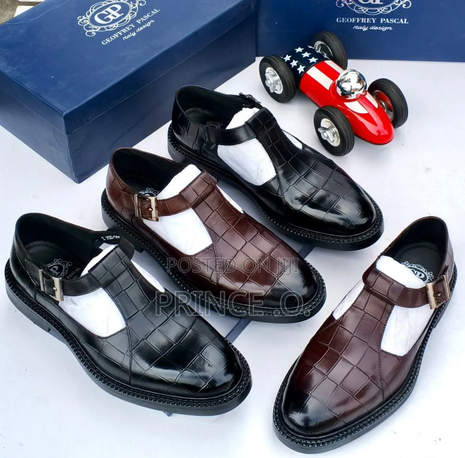 Leather Geoffrey Pascal Sandals