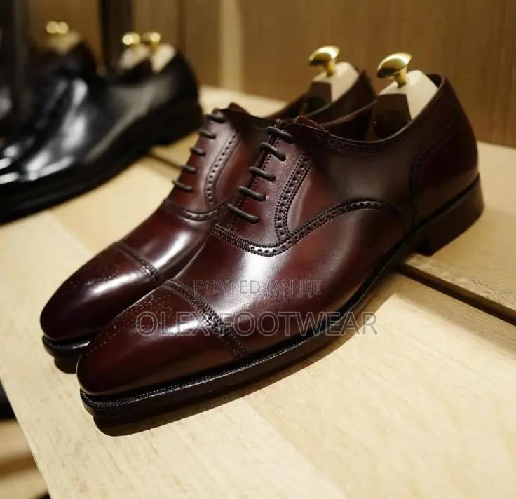 Black and Brown Cooperate Shoe