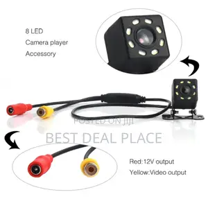 8 Led Light Car Rear View Camera – Night Vision Parking Camera